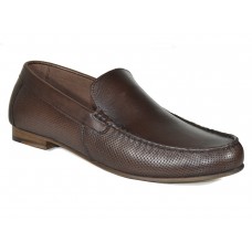 TSF Real Leather Men’s Casual Brown Slip-on Shoes
